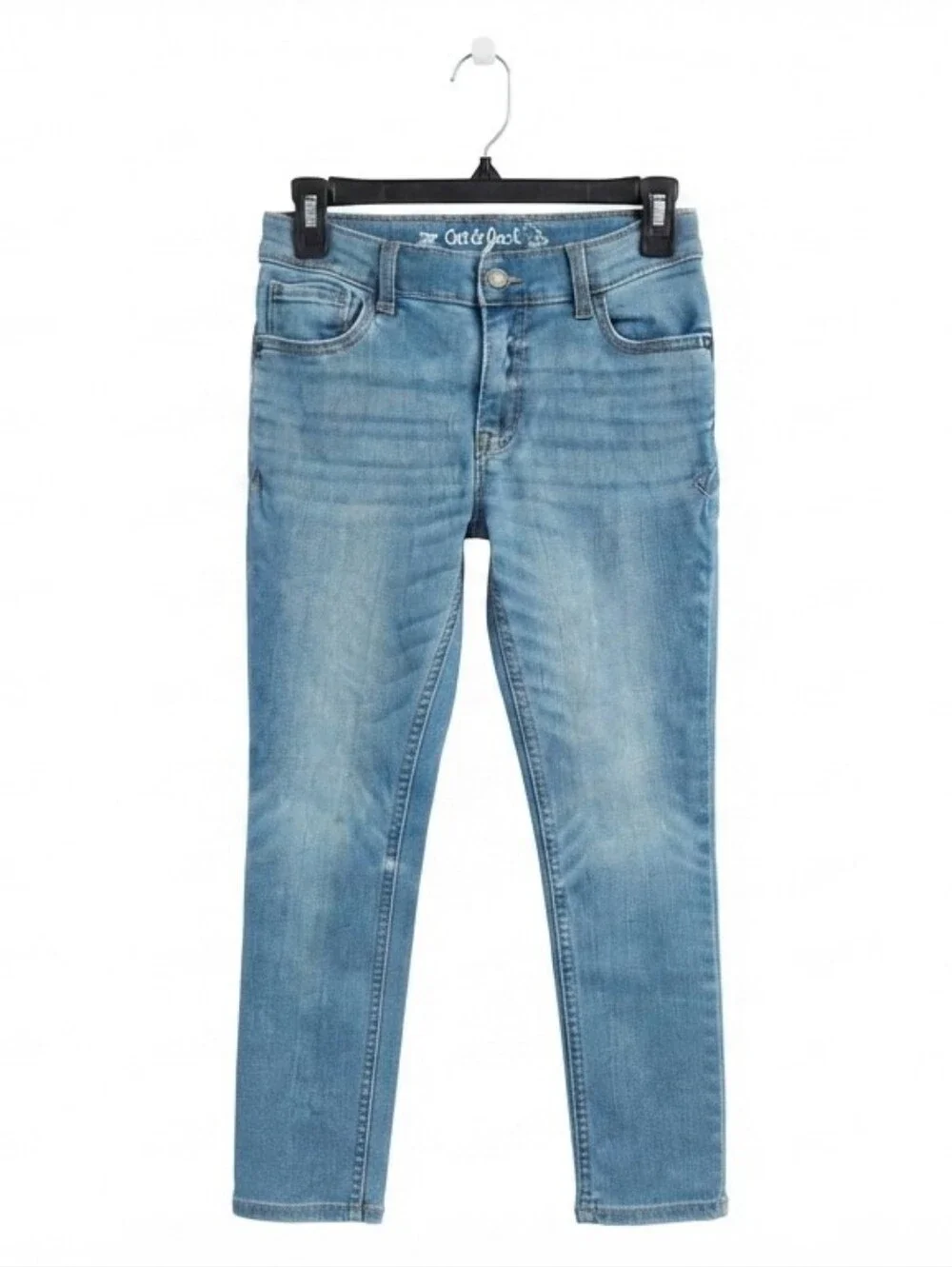 🧸3/$15🧸Cat & Jack Girls' Skinny Stretch Jeans Size 12 Light Wash Denim